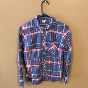 Blue and Pink Cotton Candy Colored Flannel